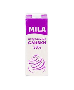 Сливки "Mila" 33 % 1 кг 2850 Asdecor, магазин товаров для кондитеров