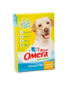 Лакомство «Омега Neo» для собак с глюкозамином и коллагеном 750 Кото Пёс, магазин товаров для животных