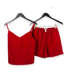 Пижама Qookaa красного цвета 8500 Qookaa, швейный цех