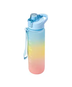 Бутылка для воды разноцветная, объем 1 л 4500 Tori-sport shop,бутик спортивной одежды