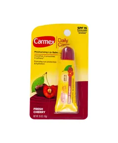 Carmex, Daily Care, увлажняющий бальзам для губ, вишня, SPF 15 1800 Beauty buyer shop, отдел косметики и парфюмерии