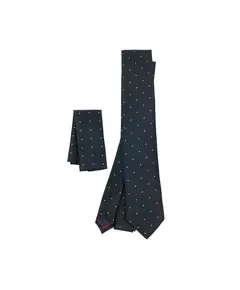 Галстук+платок Bost черный в горошек 4500 Bost, ​сеть магазинов мужской одежды