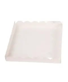 Коробка для кондитерских изделий "Белая" 21*21*3 см 260 Asdecor, магазин товаров для кондитеров