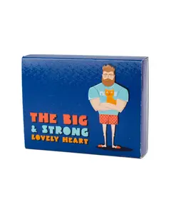 Мыло кусковое в коробочке "The big & strong lovely heart",80 гр 1300 Мылли-Ванилли, бутик косметики