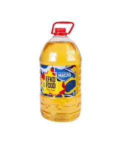 Подсолнечное масло Efko Food 5 л 4800 HoReCa, магазин товаров для кафе и ресторанов