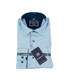 Рубашка мужская Nino Pacoli с принтом 15000 Bost, ​сеть магазинов мужской одежды