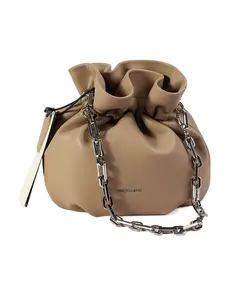 Сумка-мешок бежевого цвета 25500 Mr.Сумкин, бутик сумок