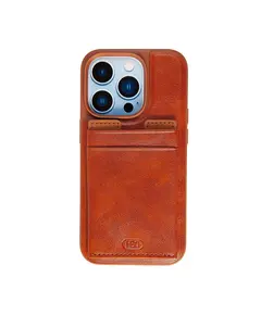 Чехол на Iphone 14 Pro с картхолдером коричневый 5000 Device, ​отдел аксессуаров и гаджетов