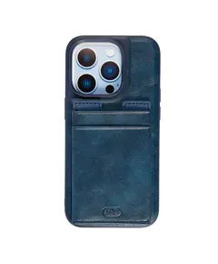 Чехол на Iphone 14 Pro с картхолдером синий 5000 Device, ​отдел аксессуаров и гаджетов