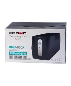 Источник бесперебойного питания CROWN Line Interactive CMU-650X 23700 Alpha Power, ​центр продажи и ремонта ноутбуков и компьютеров