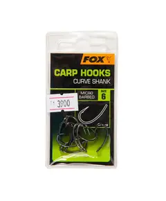 Крючки Fox Curve Shank 6 3900 Рыбак, ​рыболовный магазин
