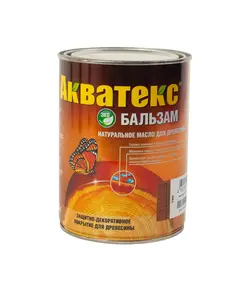 Бальзам-масло для древесины Акватекс 0,75кг 6000 Русский лес, ​компания