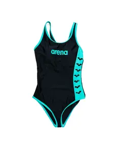 Подростковый купальник Arena слитный чёрный 6500 Bella Bikini, магазин купальников