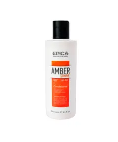 Кондиционер для восстановления и питания волос EPICA Amber Shine ORGANIC с облепиховым маслом, маслом макадамии, глюконамидом и фосфолипидным комплекс 2700 Импульс, ​магазин расходных материалов