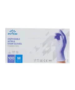 Медицинские перчатки M Нестерильные 100 шт/50пар INTCO 2500 Импульс, ​магазин расходных материалов