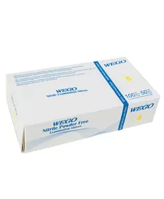 Медицинские перчатки S  Нестерильные 100 шт/50пар WEGO 2200 Импульс, ​магазин расходных материалов