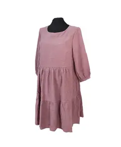 Платье женское велюровое розового цвета Minline 48-52 размеров 6500 Sulu shop, ​магазин женской одежды
