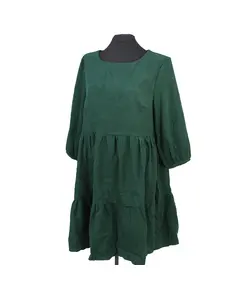 Платье женское велюровое зеленого цвета Minline 48-52 размеров 6500 Sulu shop, ​магазин женской одежды