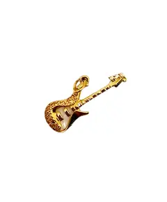 Подвеска золотая "Гитара" 1,39 грамм 62600 Золотая рыбка, ​ювелирный салон