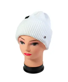 Шапка женская Berkle белого цвета 7500 Hat & Cap,бутик головных уборов