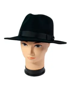 Шляпа мужская фетровая с широкими полями 16500 Hat & Cap,бутик головных уборов