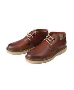 Ботинки мужские из натуральной кожи и меха рыжего цвета Jonny fire (703) 54900 Ralf Ringer, бутик мужской и женской обуви