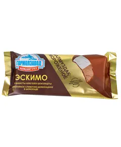 Эскимо двухслойное в шоколадной глазури 415 Гормолзавод, ​молочный павильон