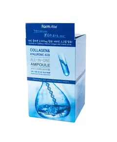 Ампульная сыворотка с гиалуроновой кислотой и коллагеном FarmStay Collagen Hyaluronic Acid All-In-One Ampoule 3500 Бутик по продаже корейской косметики