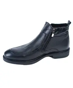 Ботинки мужские классические черного цвета из натуральной кожи  с 2 молниями 33000 Zshoes, ​бутик обуви