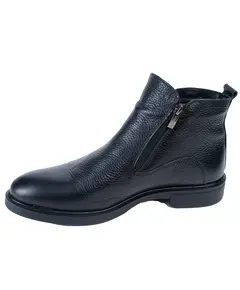 Ботинки мужские классические черного цвета из натуральной кожи с молниями 33000 Zshoes, ​бутик обуви
