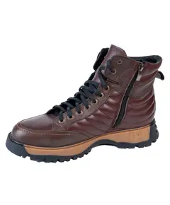 Ботинки мужские коричневого цвета со шнуровкой 33000 Zshoes, ​бутик обуви