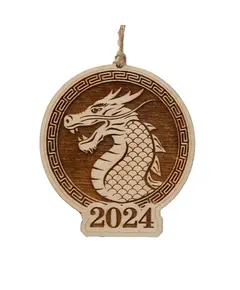 Елочное украшение "Дракон 2024" ручной работы 500 Tais island, магазин сувениров