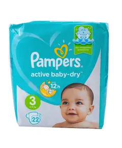 PAMPERS Activ Baby dry подгузники 3 22 шт 3215 Kinder (магазин детских товаров)