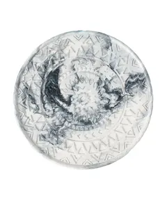 Подставка "Мандала" из гипса в цвете серый мрамор 500 Decor.kokshe, изделия из гипса и свечи ручной работы