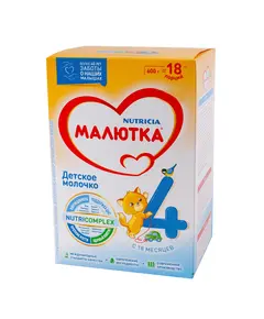 Детская сухая молочная смесь Малютка 4 600 гр 4275 Kinder (магазин детских товаров)