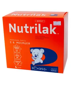 Детская сухая молочная смесь Nutrilak 2 1050 гр 4695 Kinder (магазин детских товаров)