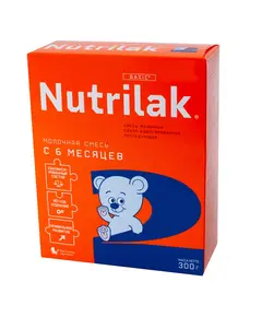 Детская сухая молочная смесь Nutrilak 2 300 гр 1790 Kinder (магазин детских товаров)