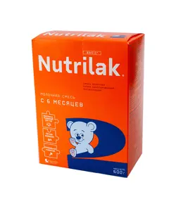 Детская сухая молочная смесь Nutrilak 2 600 гр 3010 Kinder (магазин детских товаров)
