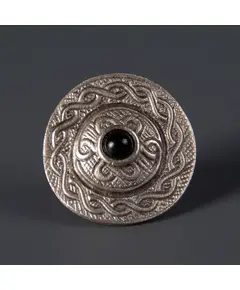 Кольцо "Tomiris collection" круглое с черным камнем 4000 Tomiris collection, отдел украшений в этническом стиле