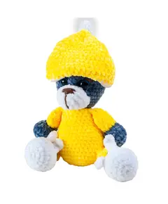 Мишка в желтой пижаме 2800 Игрушкин мир, мягкие игрушки ручной работы