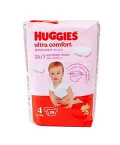 Подгузники Huggies Ultra Comfort 4 19 3597 Детский, магазин детской одежды и игрушек