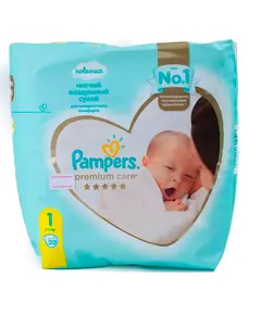 Подгузники Pampers Premium Care Newborn (1) 20 шт 2795 Детский, магазин детской одежды и игрушек