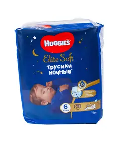 Подгузники трусики ночные Huggies Overnight 6 16 6727 Детский, магазин детской одежды и игрушек