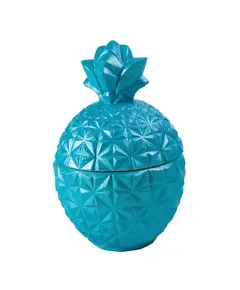 Шкатулка "Ананас" в голубом цвете 1500 Сувениров Company, интернет-магазин сувениров и подарков