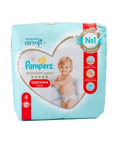Трусики Pampers Premium care Pants Maxi 4 22 5361 Детский, магазин детской одежды и игрушек