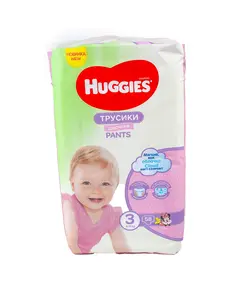 Трусики - подгузники Huggies для девочек 3  58 10050 Детский, магазин детской одежды и игрушек