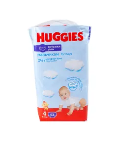 Трусики-подгузники Huggies mega для мальчиков 4 52 10861 Детский, магазин детской одежды и игрушек