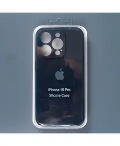 Чехол для смартфона iPhone 15 Pro черного цвета силикон 4990 Евросеть kz, магазин электронной техники