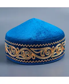 Тюбетейка голубого цвета 2000 TARTU,салон сувениров и подарков