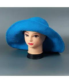 Шляпка синего цвета 7100 Hat & Cap,бутик головных уборов